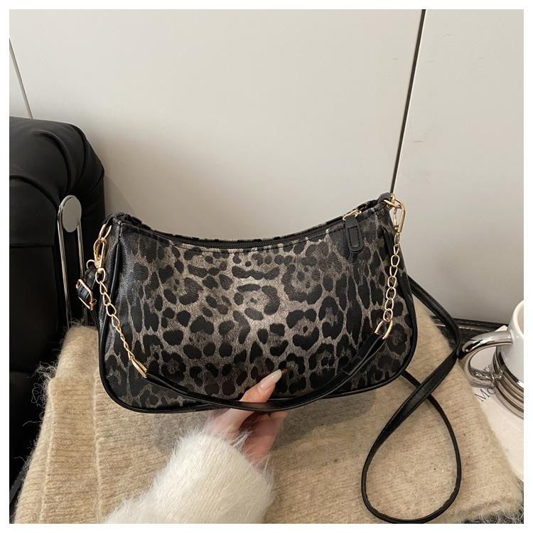 New Fashi Simple Crossbody Bag Women Stylish Leopard Print Shoulder Bags Small Design Comfortable and Versatile Storage Bags