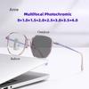 Simple and Fashionable Versatile Square Multifocal Photochromic Reading Glasses Blue Light Blocking Eye Protection Unisex gafas