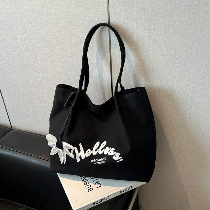 College Students Class Leisure Daily Travel Shoulder Bag Women's Summer New Large-capacity Tote Bag