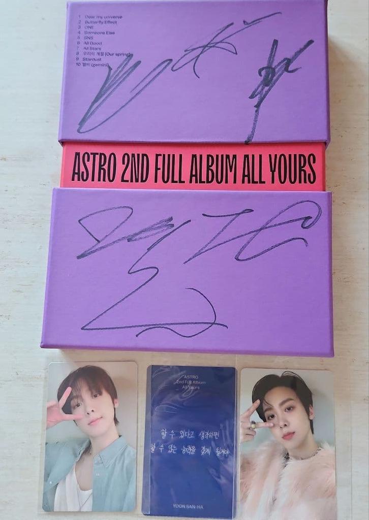 [USED] ASTRO 2nd Full Album All Yours Autographed