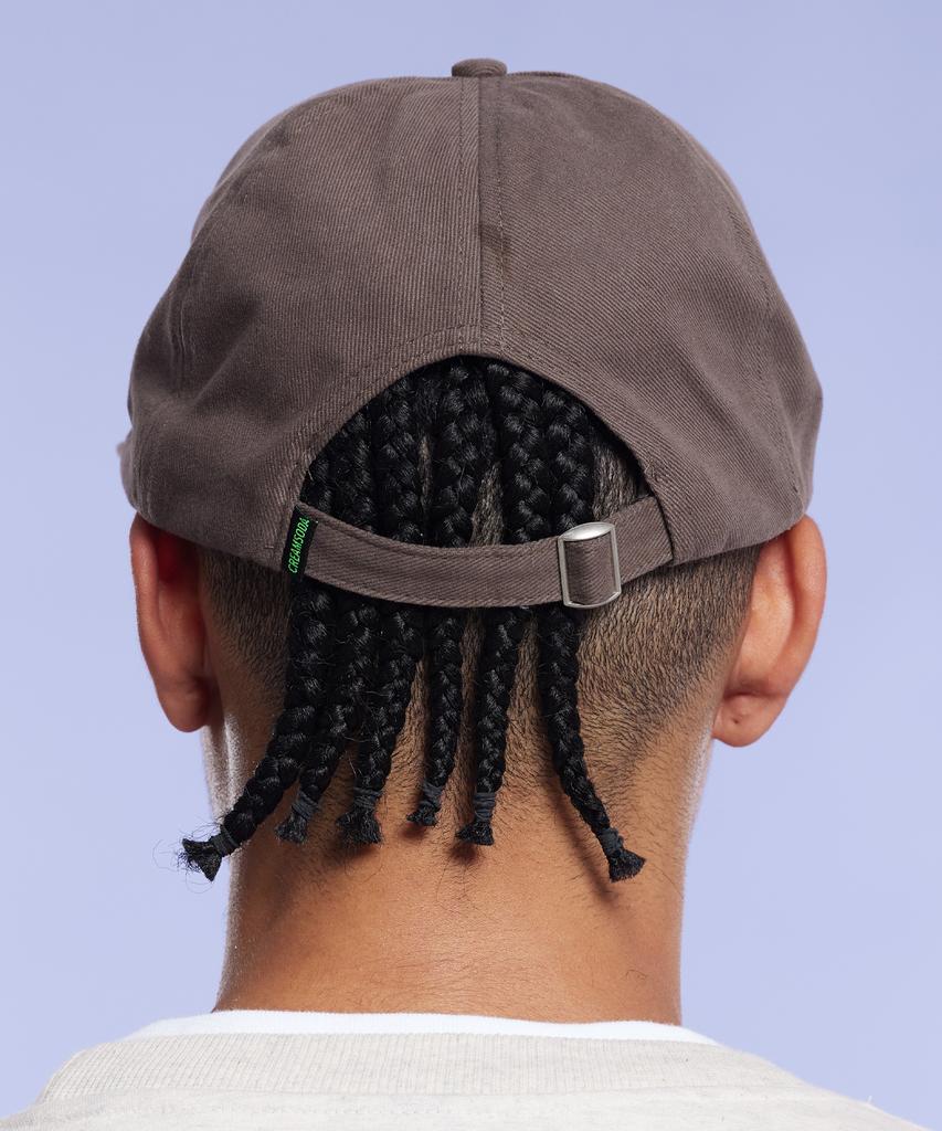 CREAM SODA LAB Quarter Ball Cap Gray White