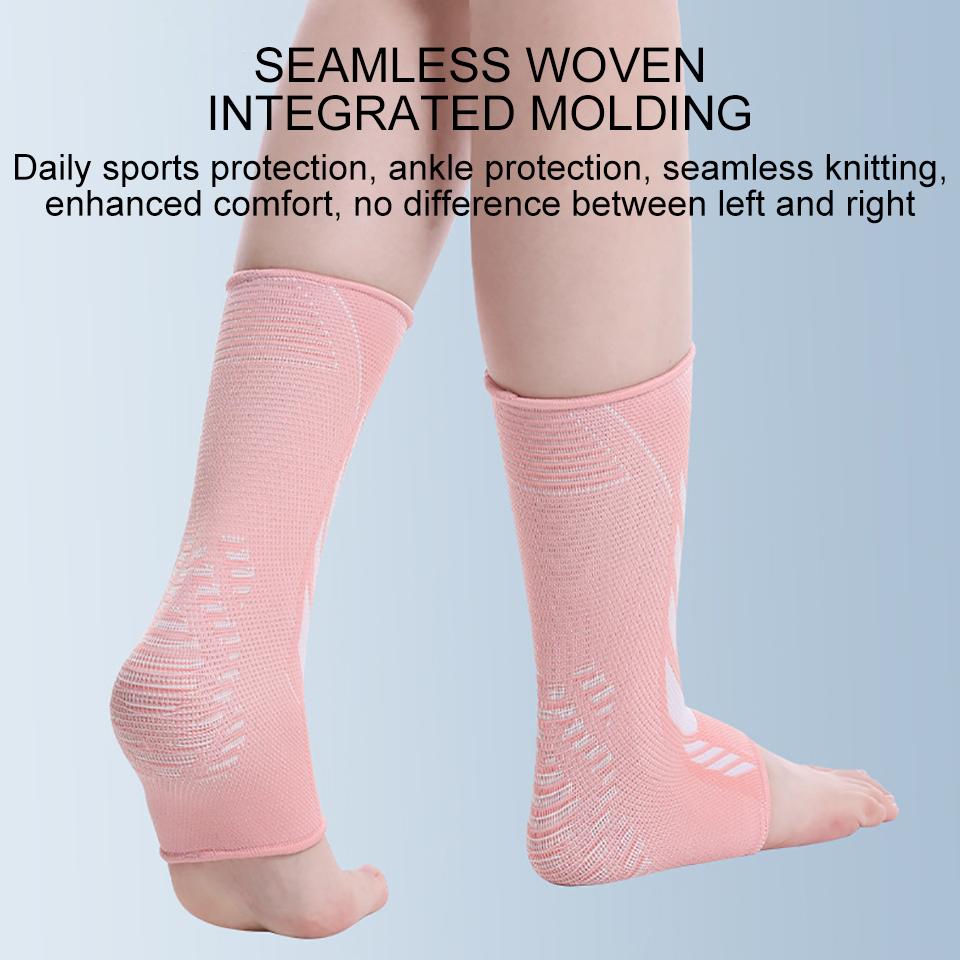 1Pcs Ankle Protection Sprain Fixation Ligament Strain Tightly Wrapped Knitted Four-Sided Elastic Ankle Brace Men Women Unisex