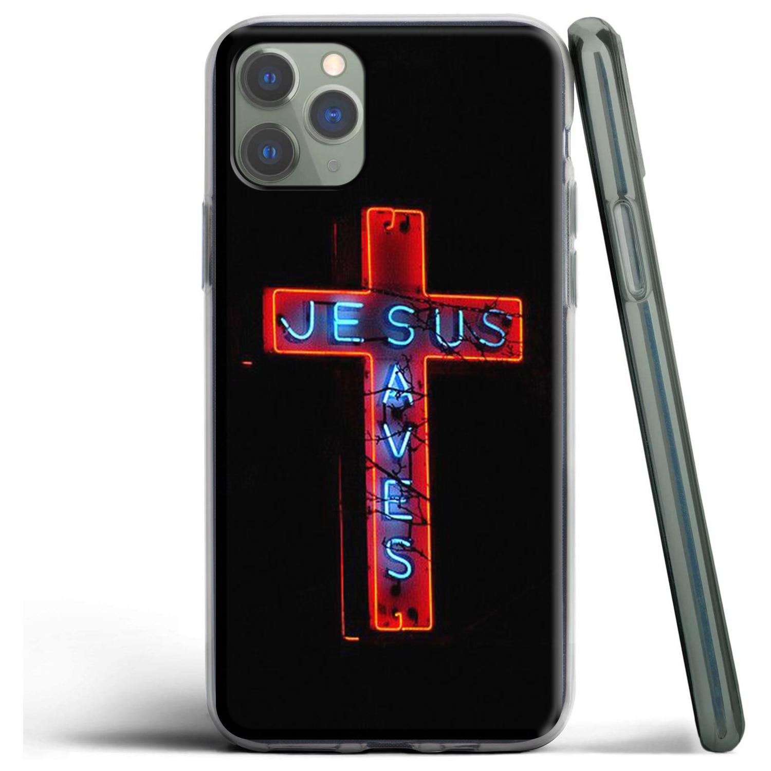 

Біблія Ісуса Христа Християнський Хрест Силіконовий Чохол для Apple iPhone 12 Mini 11 Pro SE XS X XR Max 8 7 6S 6 Plus 5S Iphone 6 6s