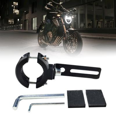 Support de montage pour éclairage LED de moto, barre horizontale, tube de serrage, support de cage de protection pour toit, 22-37 mm