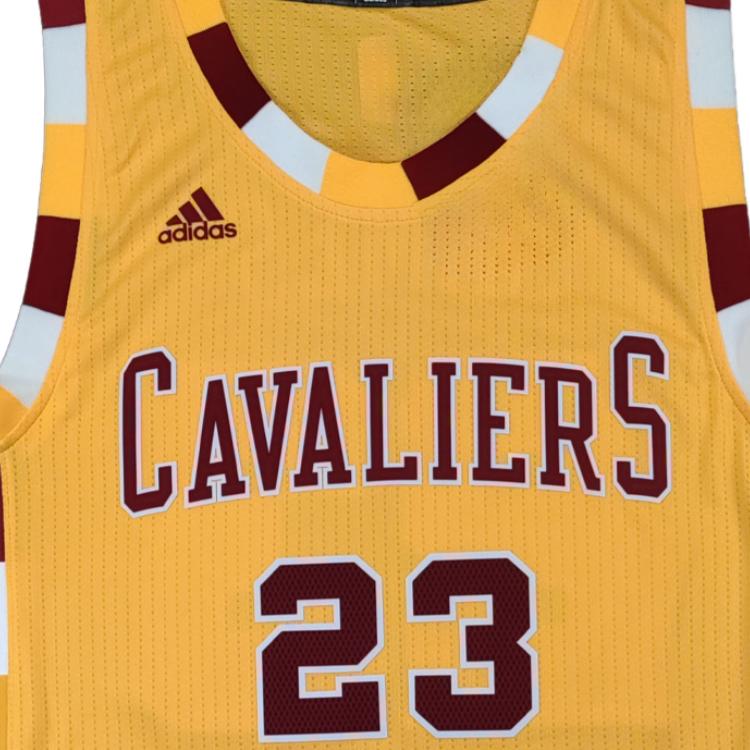 Adidas X NBA Collaboration LeBron James Cavaliers 15-16 Season McDonalds Retro Swingman Heat Pressed Comfortable Basketball Jersey AS8145