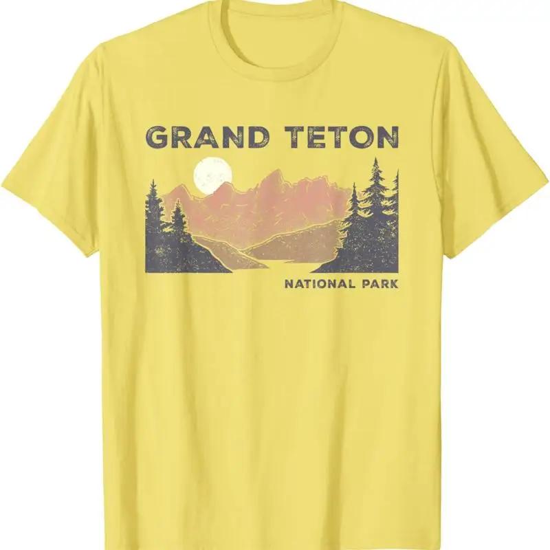 Retro Grand Teton National Park Wyoming Vintage T Shirt
