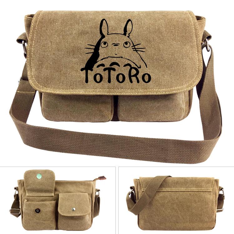 

Рюкзак Totoro Canvas Crossbody: Модна багатофункціональна сумка на одне плече.