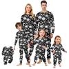 Family Matching Print Sets Pajamas Loungewear Outfits Family Matching Long Sleeve Tops+Pants Set