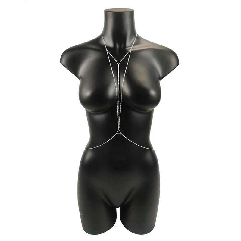 Sexy Body Jewelry Breast Chain Gothic Glamour Body Chain Ladies Bikini Summer Accessories Beach Waist Chain