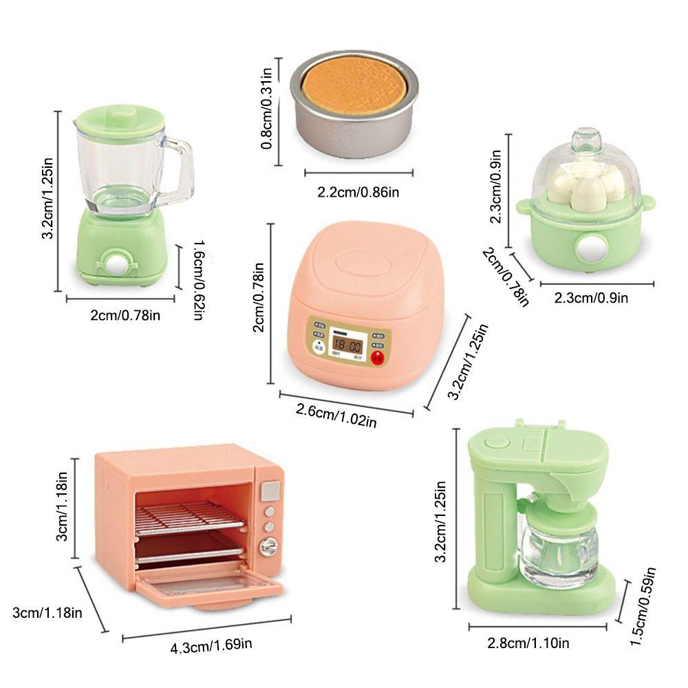 1/12 Scale Mini Food Toy Dolls Accessories Miniature Kitchen Utensils  Doll