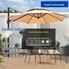 Youqi Outdoor Patio Roman Umbrella