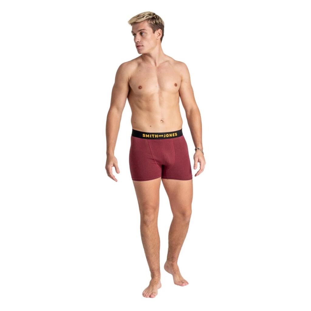 Smith & Jones Herren Kole Boxershorts in verschiedenen Designs (Packung mit 5)