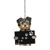 Car Decoration Car Pocket Pendant Puppy Car Hanging Dog Hanging Ornament Rearview Mirror Hanging