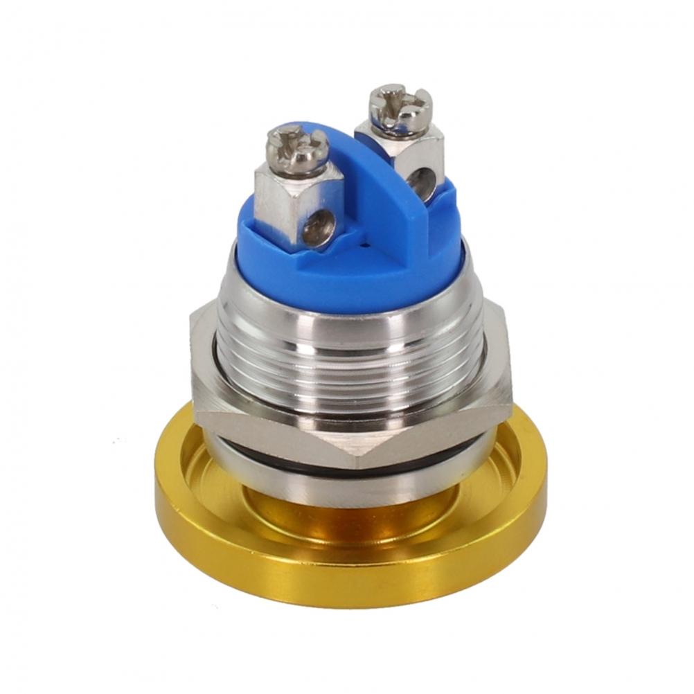 Normally Open ON/OFF Button Switch Stainless Steel