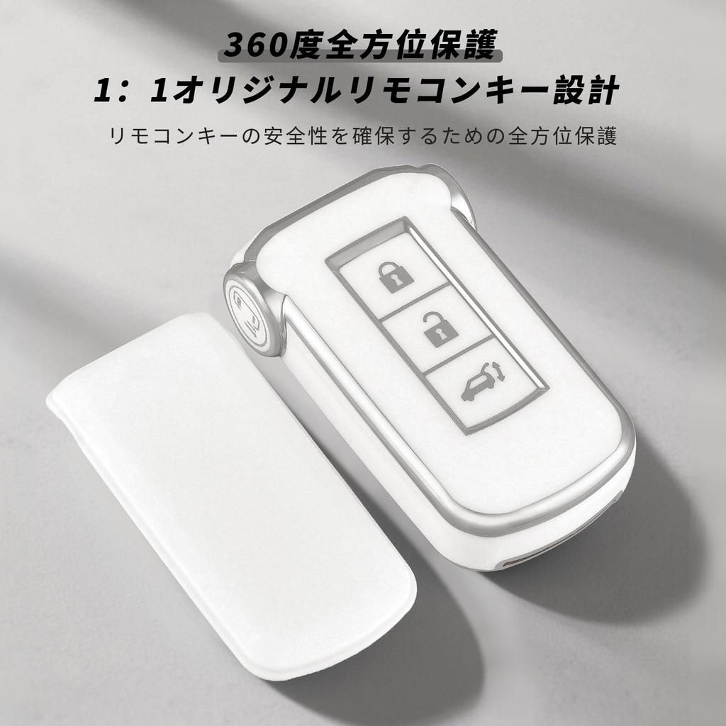 [OFFCURVE] Mitsubishi Delica D5 Dedicated Key Case, New Delica Car Keybo, TPU Material, Waterproof,