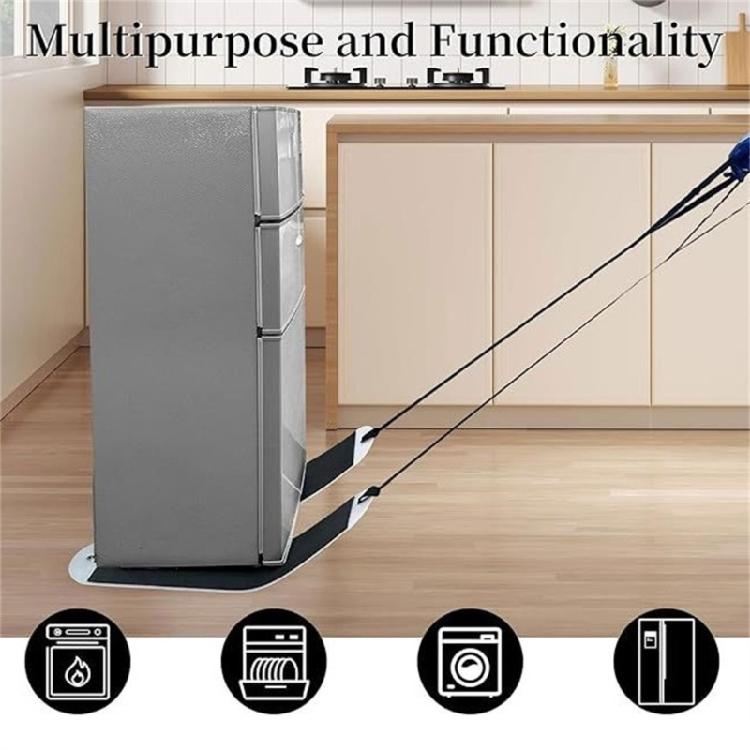 Large Appliance Slider with Pull Strap Heavy Duty Sliding Sheet Moving Furniture Gliders for Moving Heavy Furniture