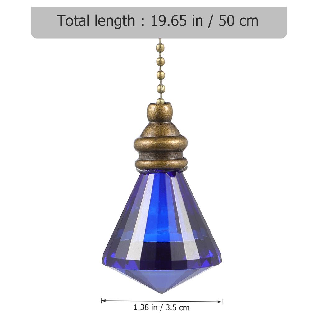 Crystal Gemstone Shaped Pendant Lamp Hanging Ornament Prism Decorative Ball Window Garden Decor Crystal Gemstone Shaped Pendant