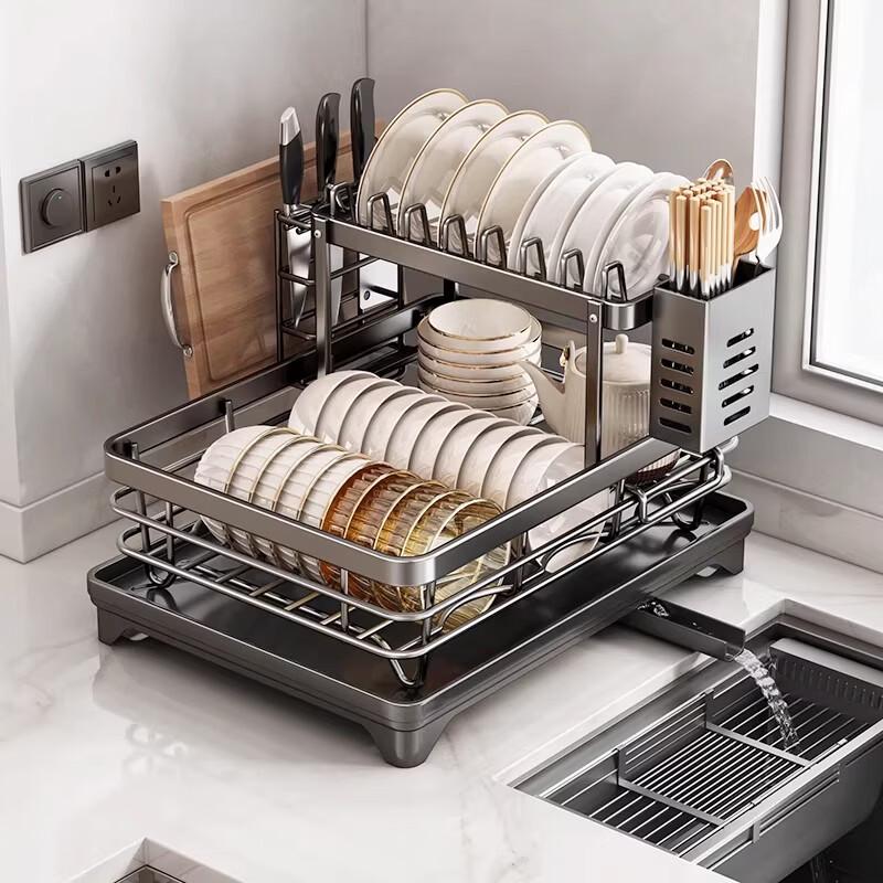 

YOUQIN 304 Stainless Steel Foldable Dish Drying Rack