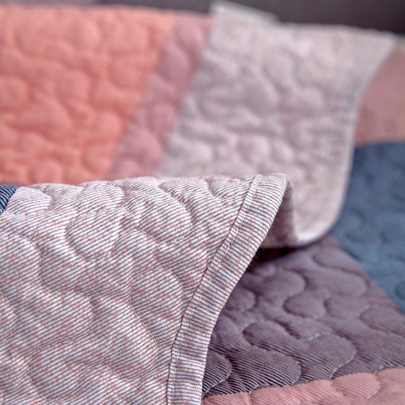 Pure Cotton Sofa Cushion, Anti-slip Cushion for All Seasons, Simple Winter Leather Sofa Cover, Cover Cloth