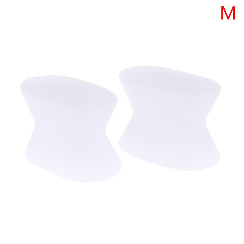 2Pcs Gel Toe Separator Hallux Valgus Bunion Corrector Straightener Soft Silicone Toe Protector Spacer Foot Care Tool