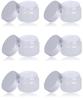 Chocople Cream Glass Set of with Inner Silver Containers, Light-Blocking Bottles, Refillable, 6, Lids, (30g)