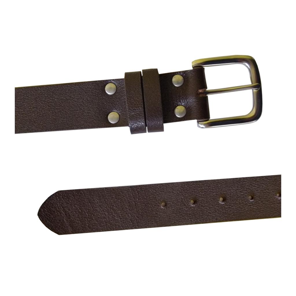 Duke Mens D555 Liam Leather Square Buckle Belt