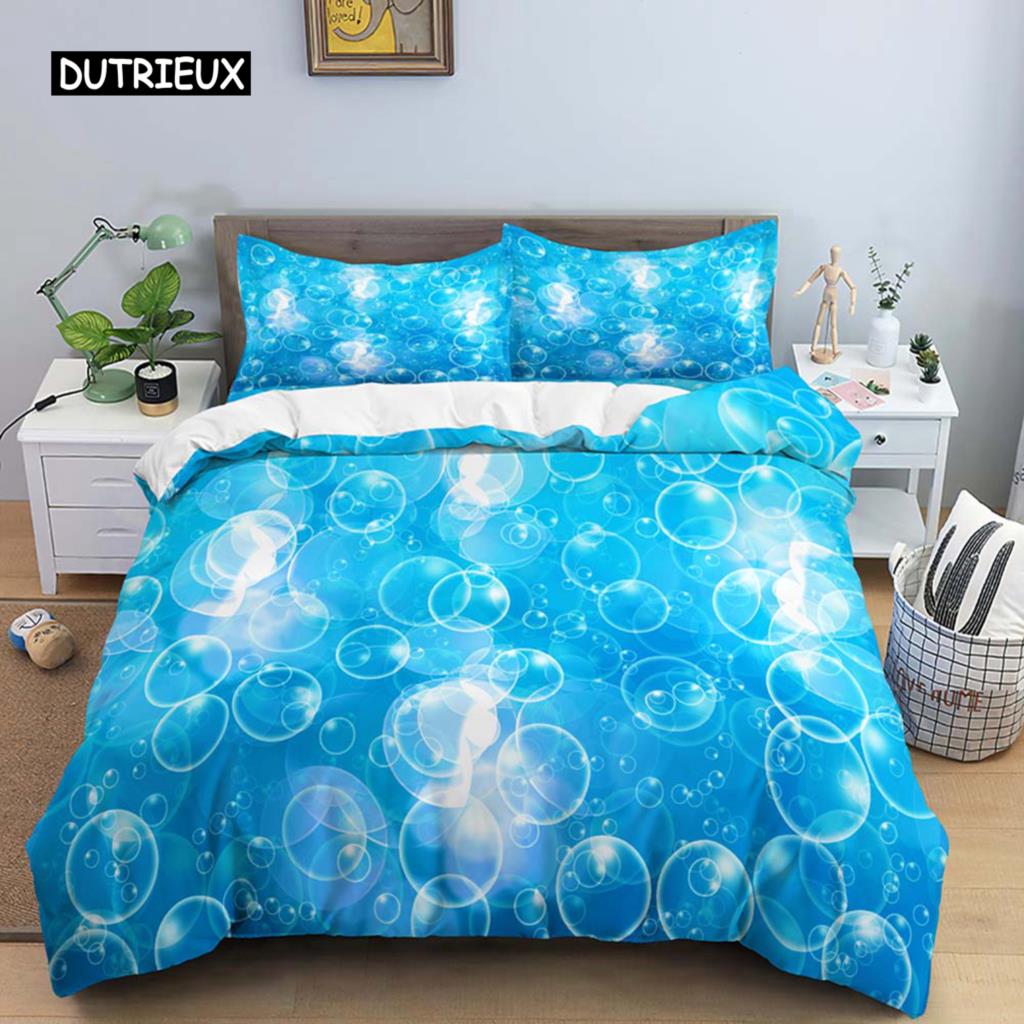 Regenbogen Druck Bettwäsche Set, Bunter Streifen Bettbezug Weiches Bettwäsche Set, Einzelbett King Queen Größe 3-teilig Polyester Bettdeckenbezug