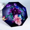 Floral Elegance In Pink Roses 8-Frame for Travel, Camping, Casual Lightweight Portable Umbrella, Essential for Every Family Holidays Birthday Gift