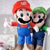 1-2Pcs Mario Plush Toys Luigi Stuffed Toys Anime Doll Plushie For Kids Great Christmas Birthday Gift For Children