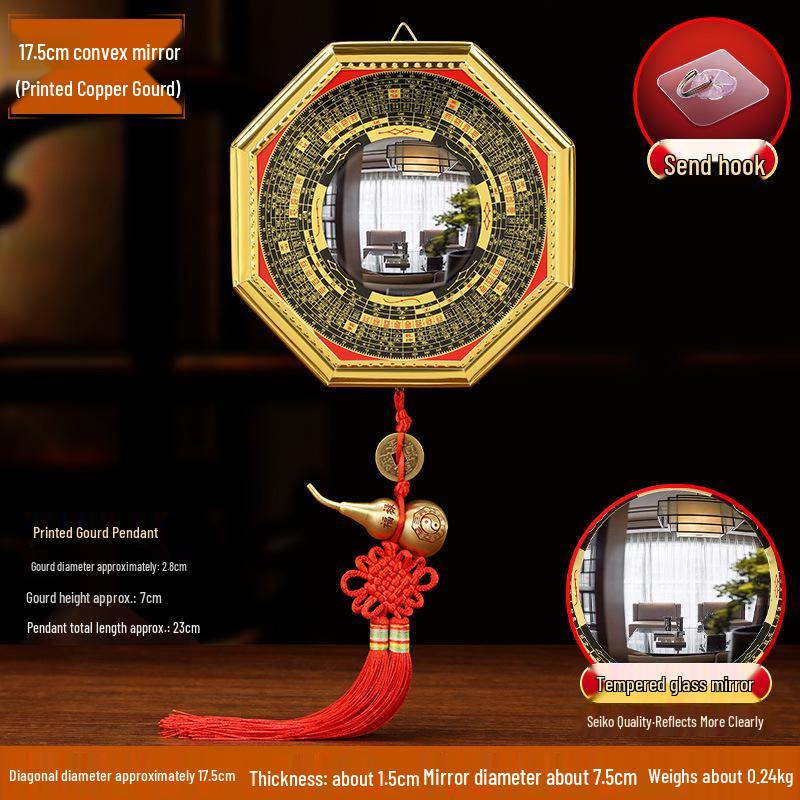 Wypukłe lustro Bagua Tai Chi do dekoracji domu i sklepu