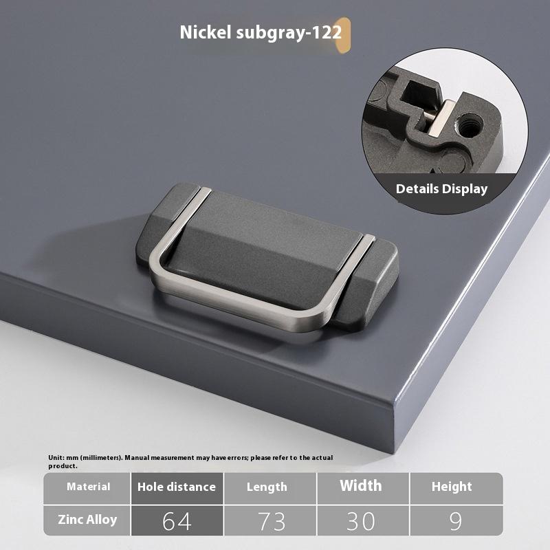 

Minimalist Nordic Luxury Gold And Grey Cabinet And Wardrobe Door-In-One American Drawer Wine Cabinet Handle Furniture Hardware as the picture