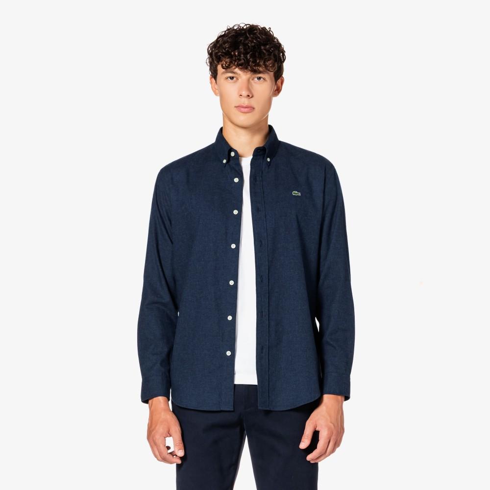 [Lacoste] Men s Flannel Check Shirt CH300E-55NHDE 40