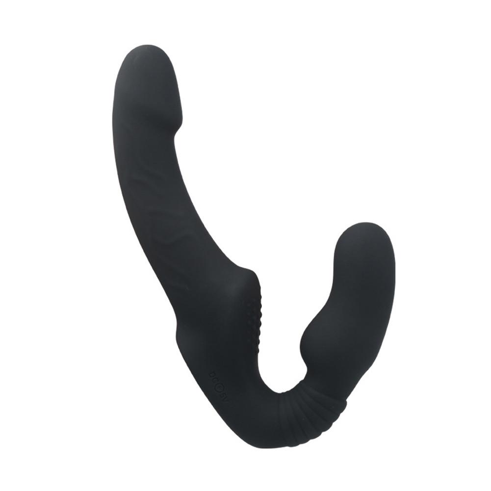 Popruh bez ramínek na vibrátorech pro ženy Dildo s dvojitou hlavou Vibrační dildo na penis pro lesbičky Erotické sexuální hračky pro dospělé pro páry 18+