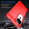 Phone Case For Vivo V40 Pro ,flexible Tpu Fiber Protective Cover For Vivo V40 Pro
