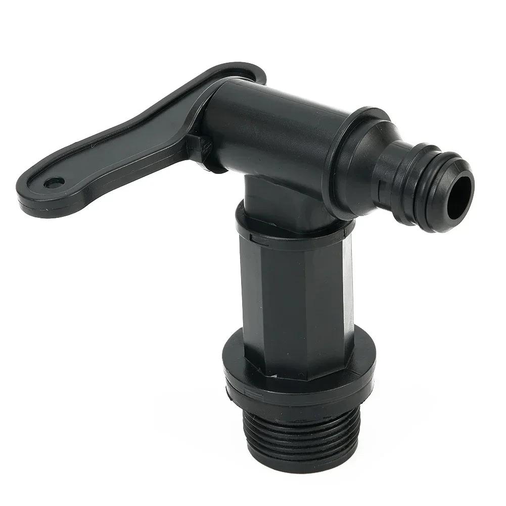 Plastic Tap Fresh Waste Water Tank Drain Tap 3/4 Inch Thread Adaptor Fit Motorhome Caravan Boat Camper Van Caravan