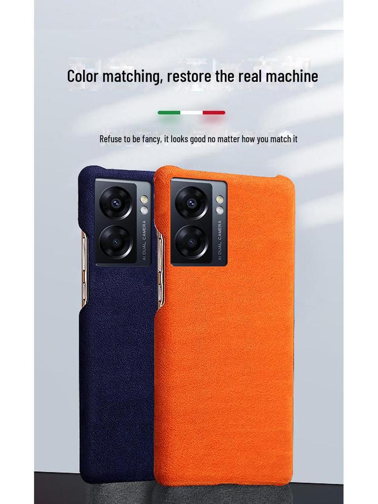 OPPO A1 Mobile Phone Case - Suede Half-Cover Ultra-Thin Protective Cover