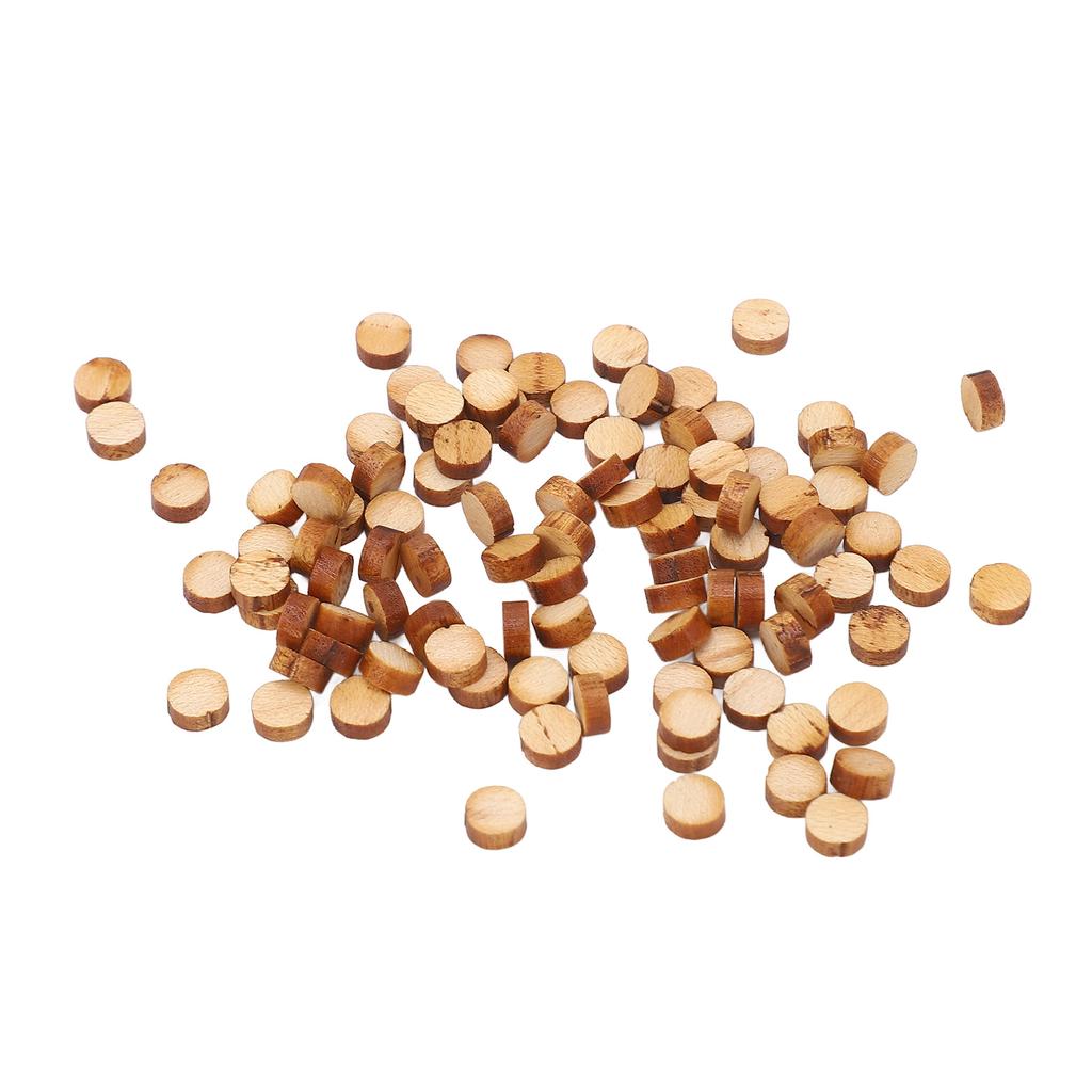 100Pcs Guitar Fretboard Dots Maple Wood Round Inlay Fingerboard Dot Markers for Mandolin Ukulele 5mm