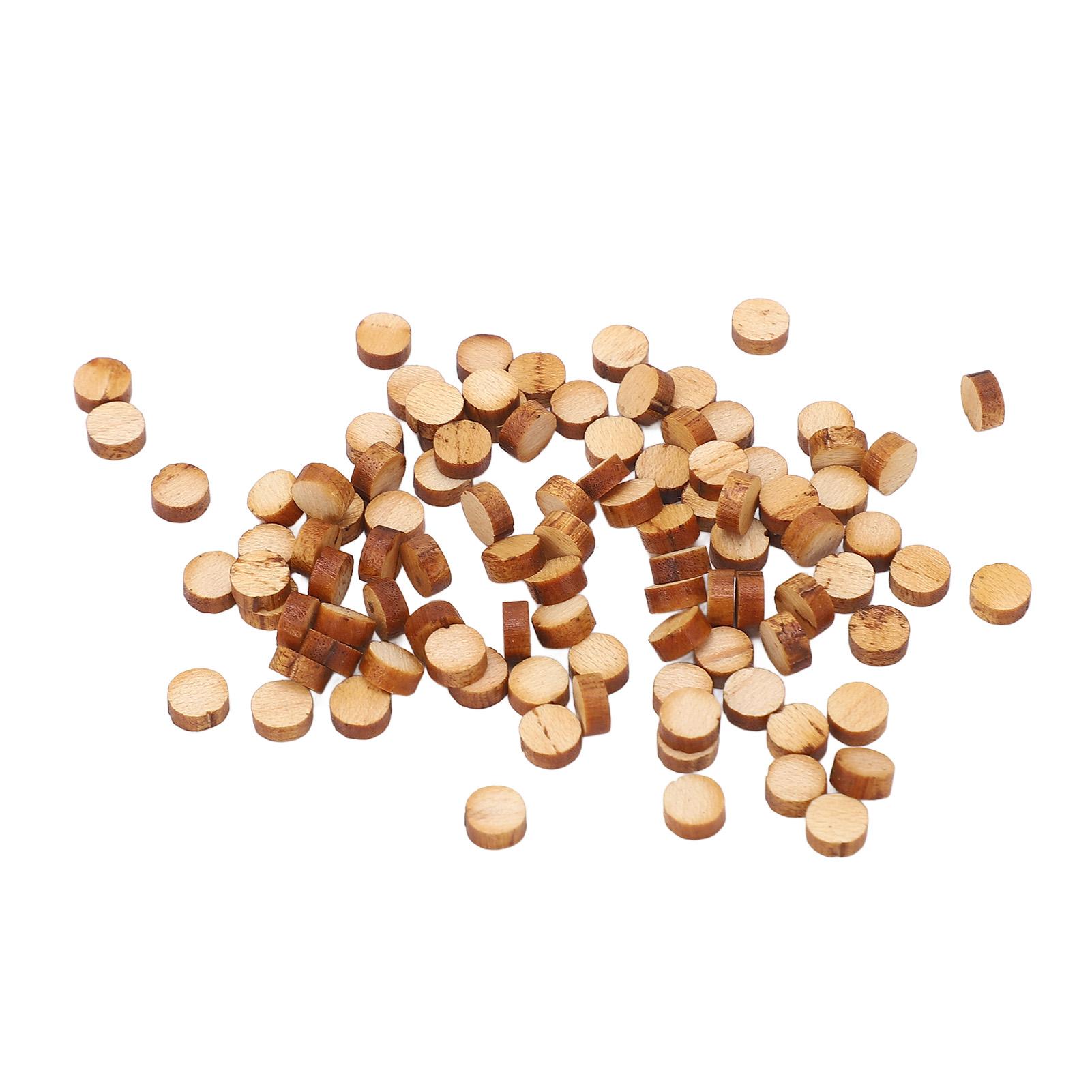 

100 шт. точек на грифе гитары из клена с круглой инкрустацией точек на грифе для мандолины укулеле 5 мм