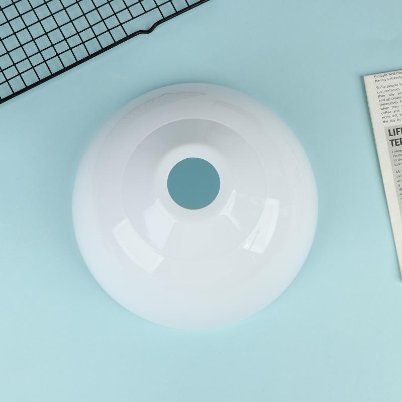 245Mm Opening White Pp Plastic Lamp Shades With Bowl Pattern For E27 Torchiere Lamp Cover Replacement Lighting Accessory