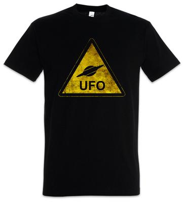UFO-Zeichen Herren T-Shirt Herren Damen T-Shirts Oberteil Alien-Invasor Haunebu 12 Graue Zone 51 TR3B Adamski