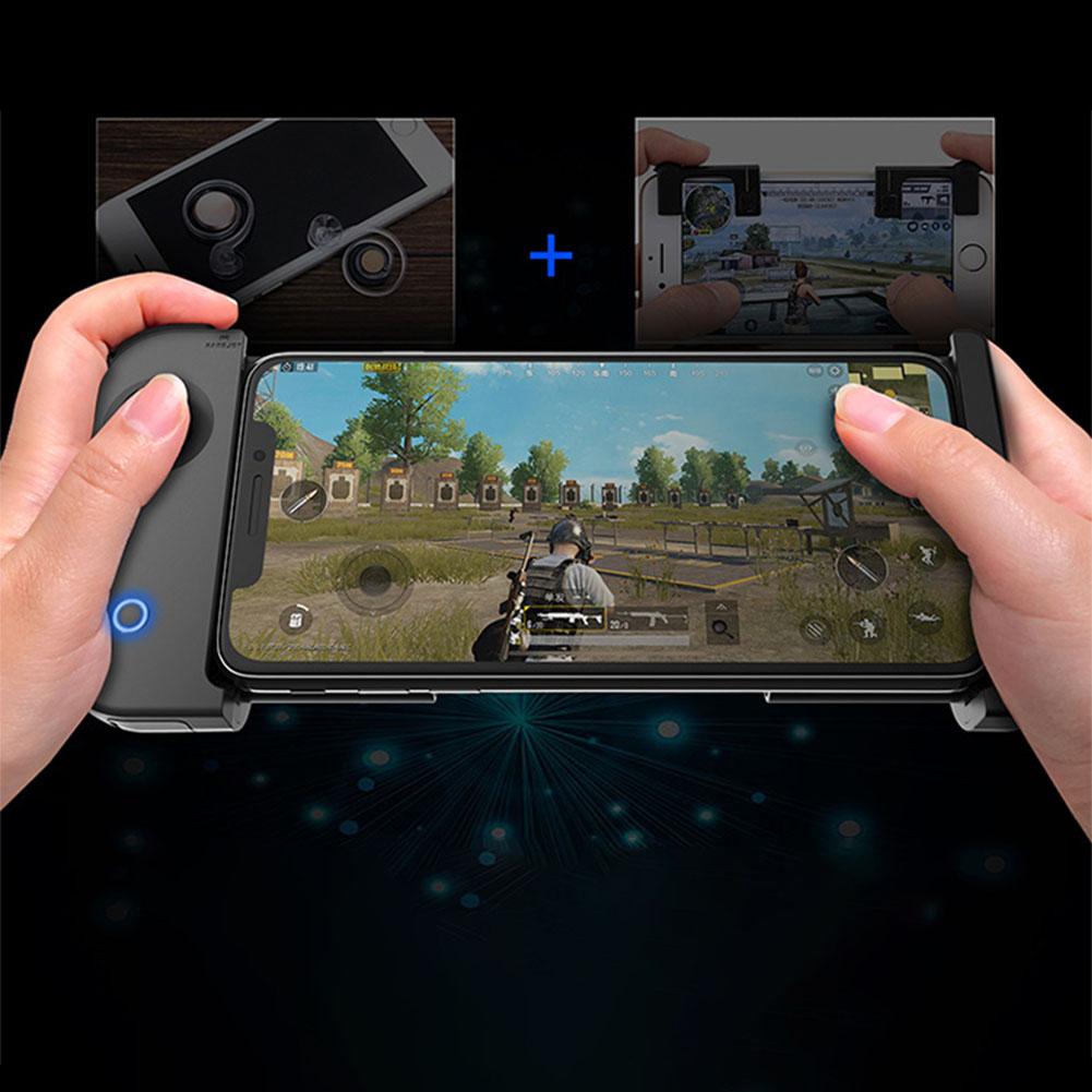 Kabelloser Bluetooth 4.0 Einhand-Spielecontroller mit Teleskop für Android/iOS Smartphone Telefon-Controller