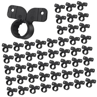 50Pcs Suspension Pipe Clamps Water Tube Hose Clamp Butterfly Style Pex Tubing Clamps for Pex Tubing Pipe Supports