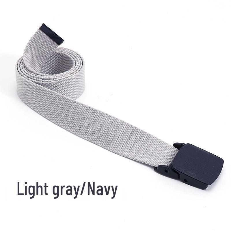 Canvasgürtel im koreanischen Stil mit Farbblockdesign für Studenten, Jugendliche und Outdoor-Aktivitäten