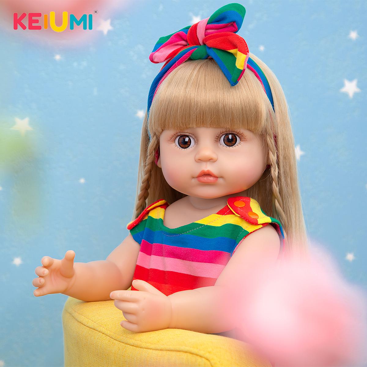 Силиконовые куклы Reborn с золотыми волосами всего тела — фото 5