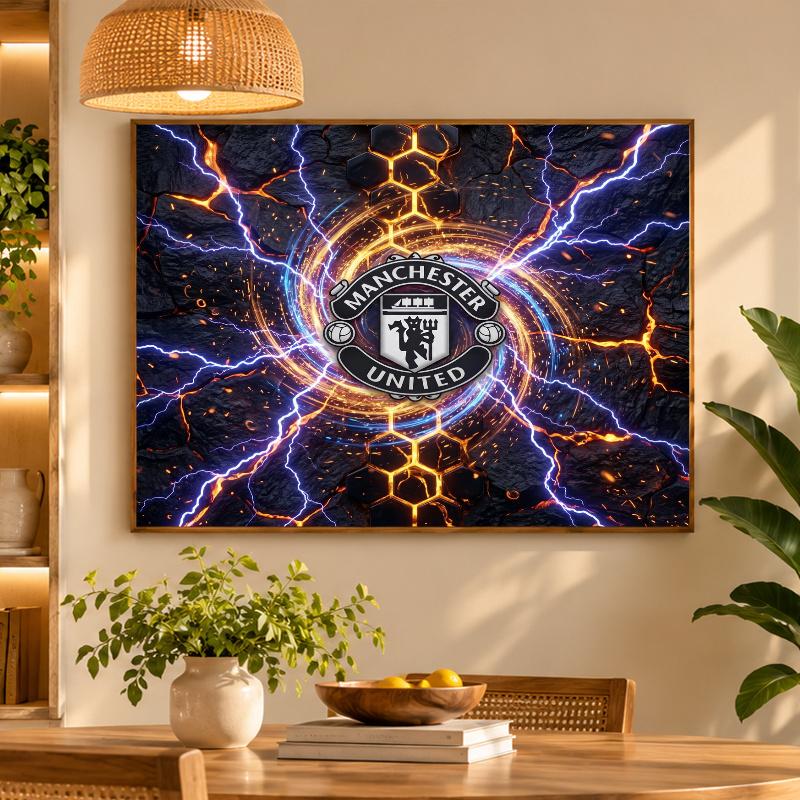 5D Diamond Painting Manchester United DIY Full Drill Diamond Art Kit Home Decoration