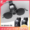 For Renault 2026 New Hub Caps Car Glasses Sunglasses Storage Clip Sun Visor Clamp For Renault Clio Koleos Megane Espace QM6 Kadj