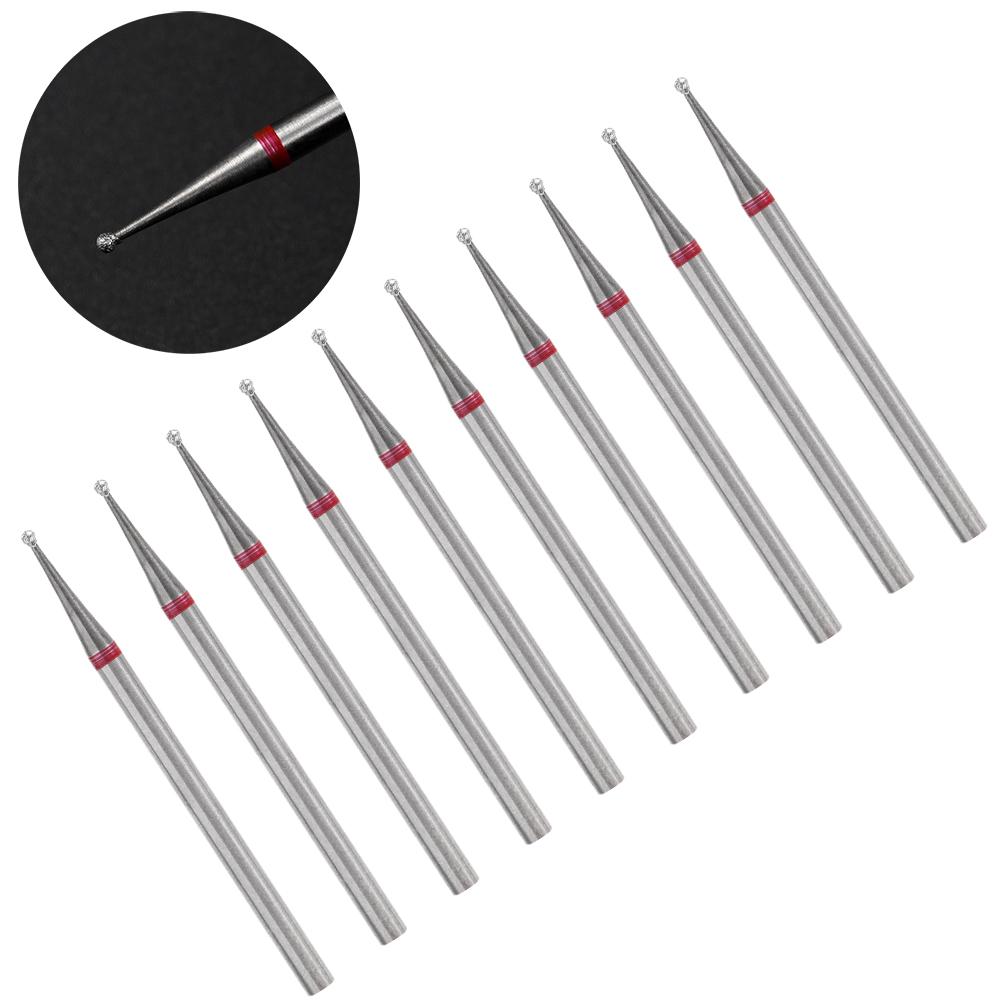 kads Ceramic Diamond Milling Cutter Set for Electric Nail Drill Machine Carbide Drill Cutter Manicure Pedicure Tool