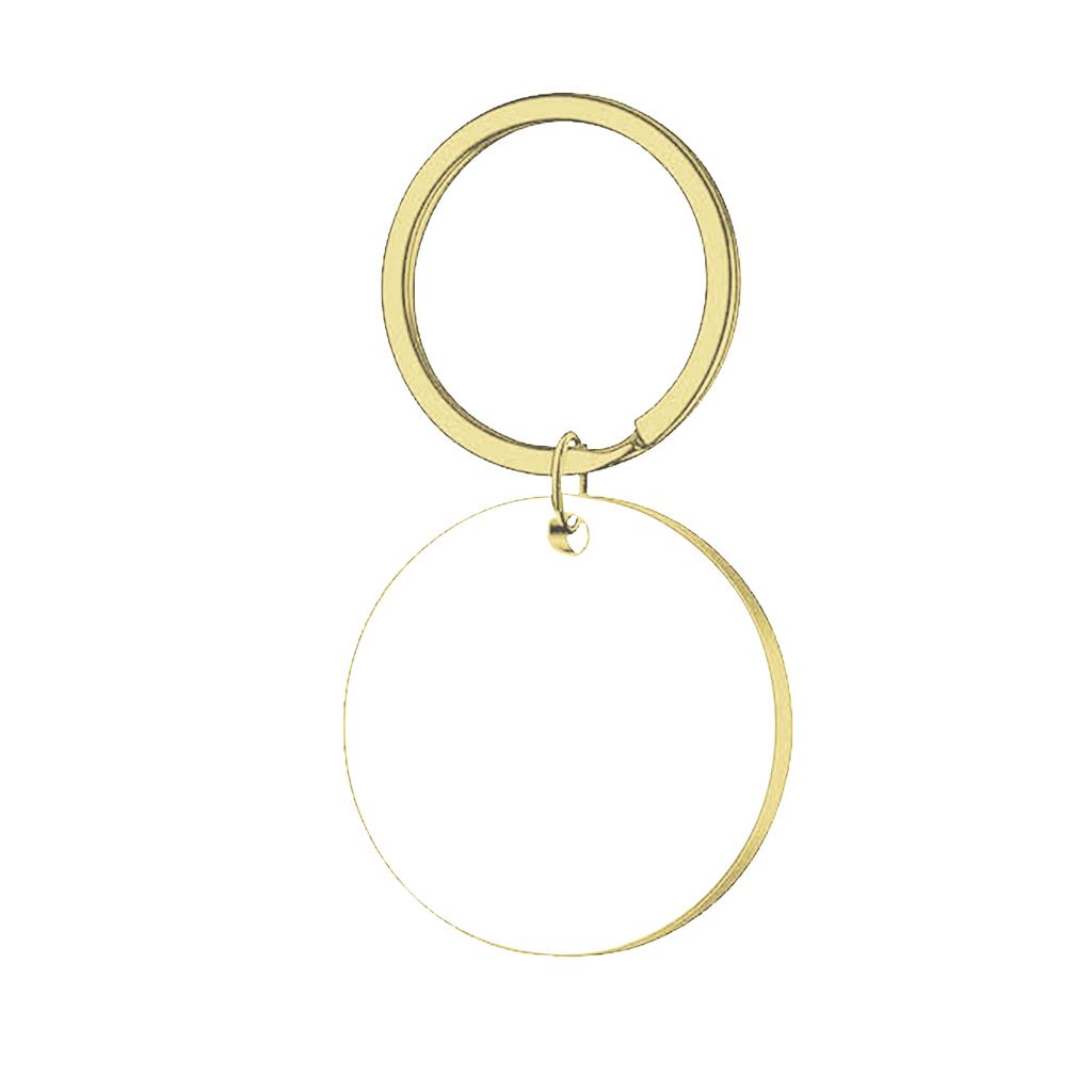 Key Chain Pendant Cross-border Stainless Steel Holiday Gift Small Gift Engraved Metal Key Chain