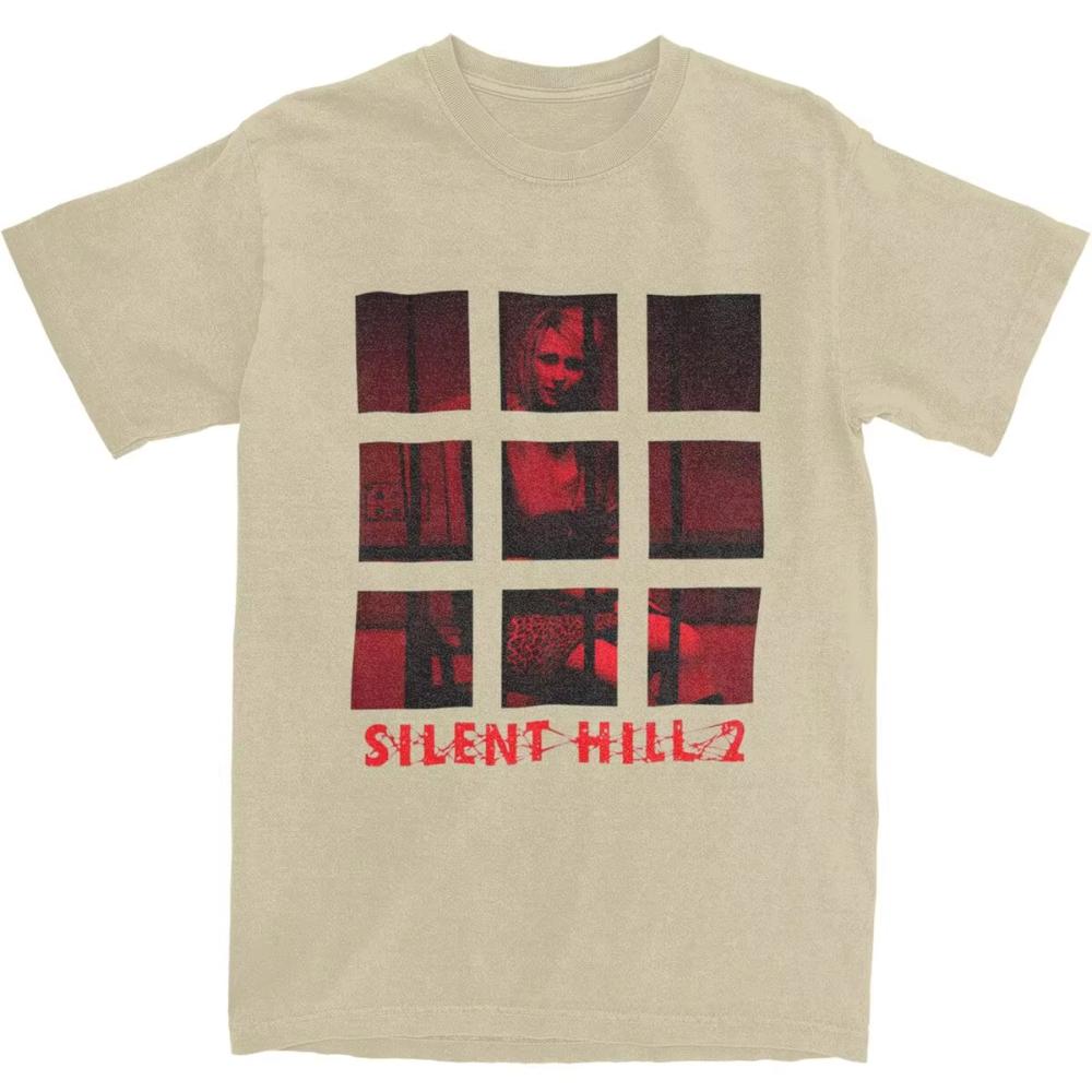 

Silent Hill 2 Game Fun T Shirts Man I m Not Your Mary Horror Cotton T-Shirts Summer O Neck Trending Tee Shirt Oversized Clothing 5XL різнокольоровий