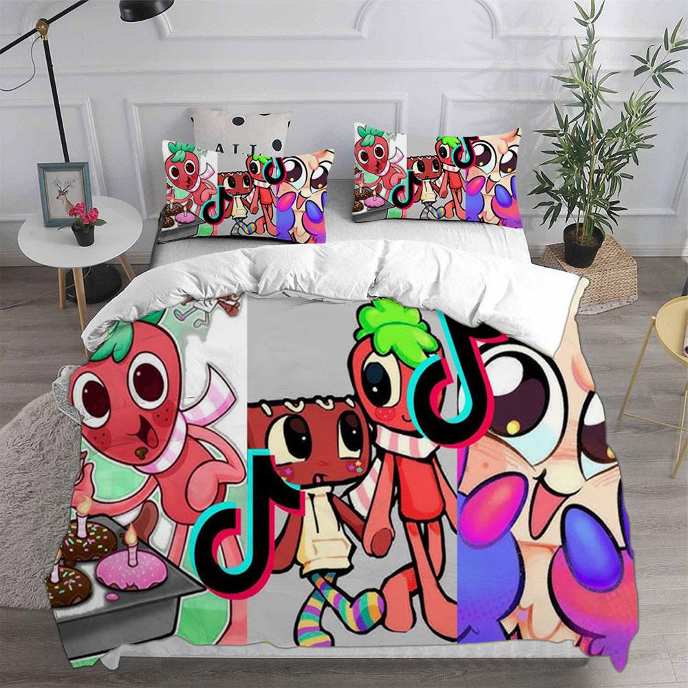 Dandy's World Bedding Sets Bed Cover Comforter Duvet Cover Pillow Case 2-3 Pieces Sets Teenagers Children's Gifts